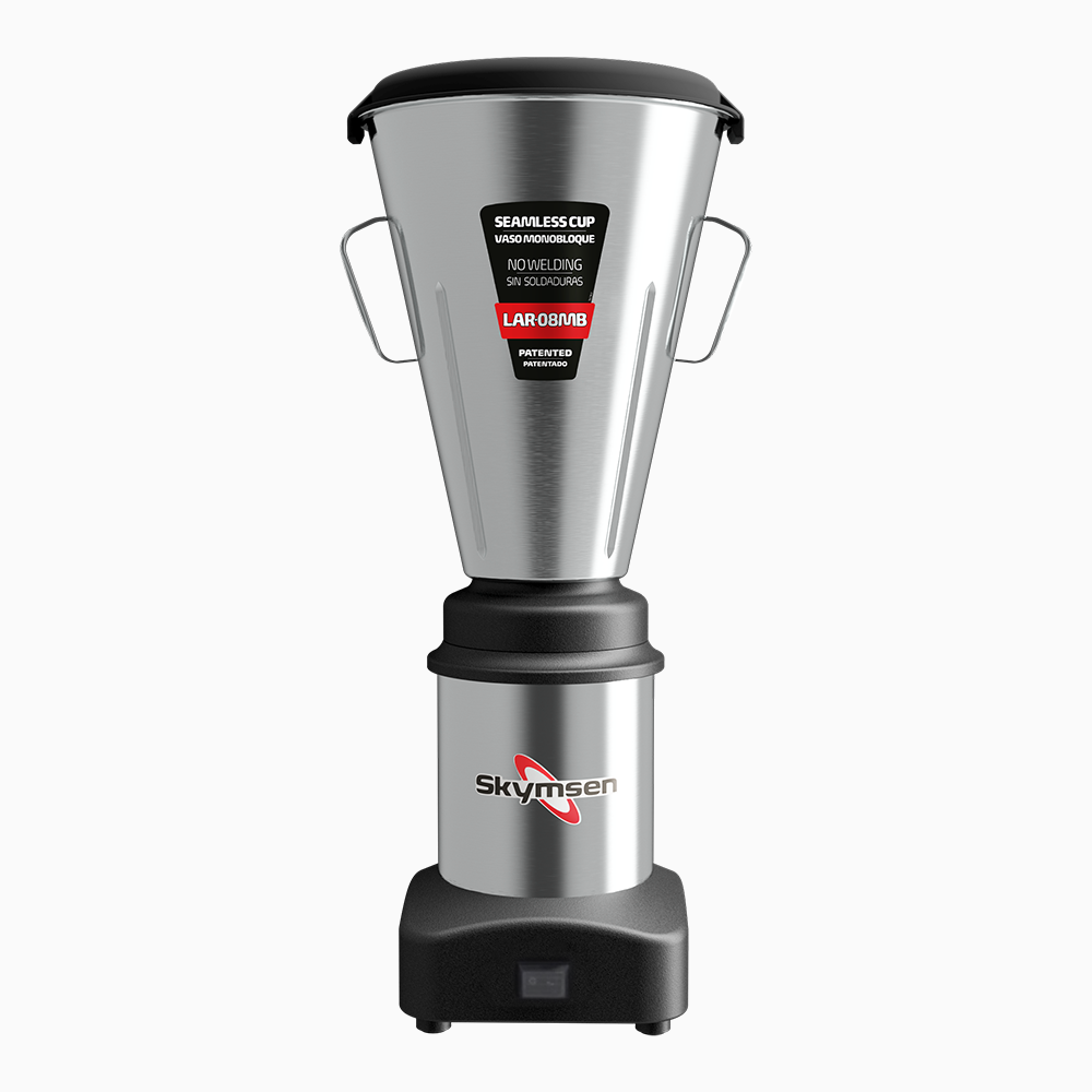 SKYMSEN - Licuadora industrial 8 litros acero inoxidable