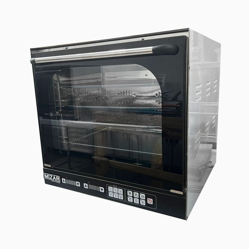 MIZAR - Horno de convección eléctrico digital de 4 Bandejas EB-4AE