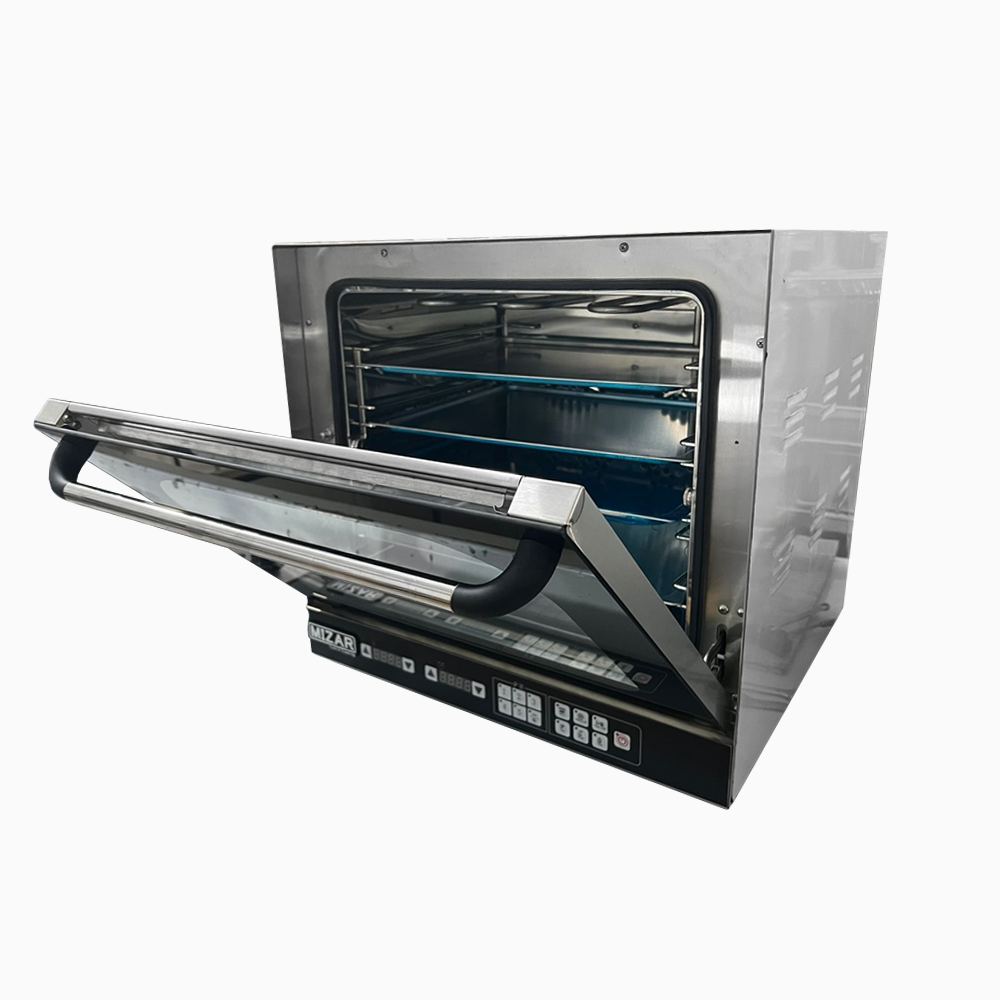 MIZAR - Horno de convección eléctrico digital de 4 Bandejas EB-4AE
