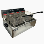 Freidora Eléctrica Automática De Mesa Con 2 Canastillas