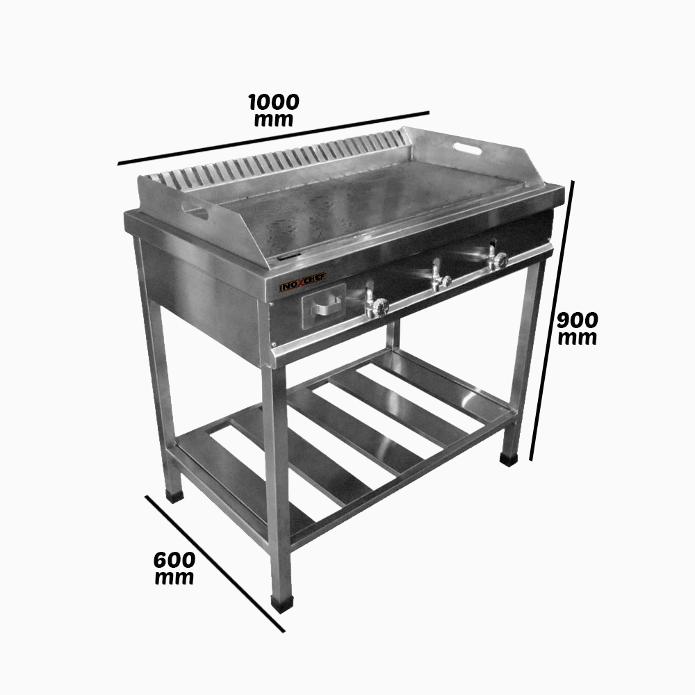 Plancha de Freír Lisa a Gas