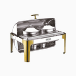 MIZAR - Samovar de sopa rectangular | Dorado
