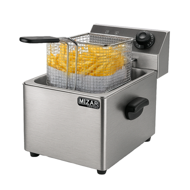 Freidora Eléctrica Automática De Mesa 1 Canastilla - 8Lt ( HEF-8L )