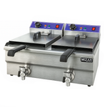 Freidora Eléctrica Automática De Mesa Con 2 Canastillas - 26Lt