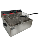 Freidora Eléctrica Automática De Mesa Con 2 Canastillas