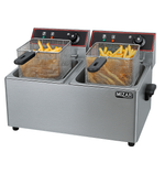 Freidora Eléctrica Automática De Mesa 2 Canastillas 16Lt ( HEF-8L-2 )