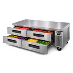 Mesa Fría Chef Base Con 4 Cajones - MR-CB1320-4D