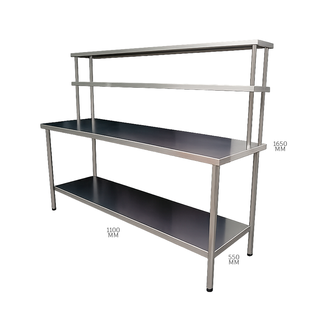 Mesa de 4 Niveles Acero inox