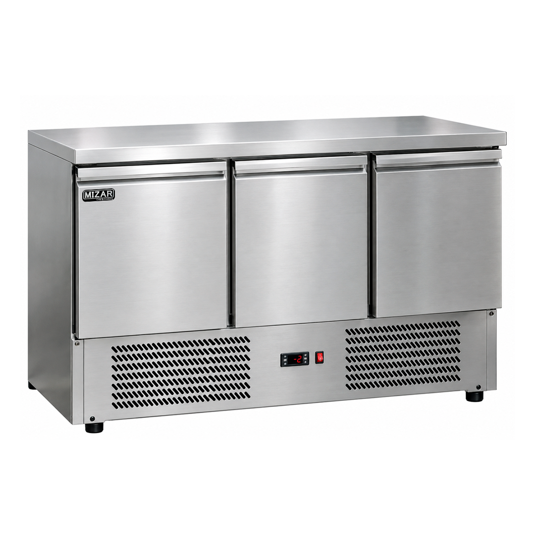 Mesa Ensaladera Estándar 3 Puertas - MR-MR1365
