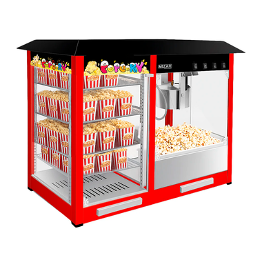 Maquina Palomitas De Maíz Con Vitrina Exhibidora