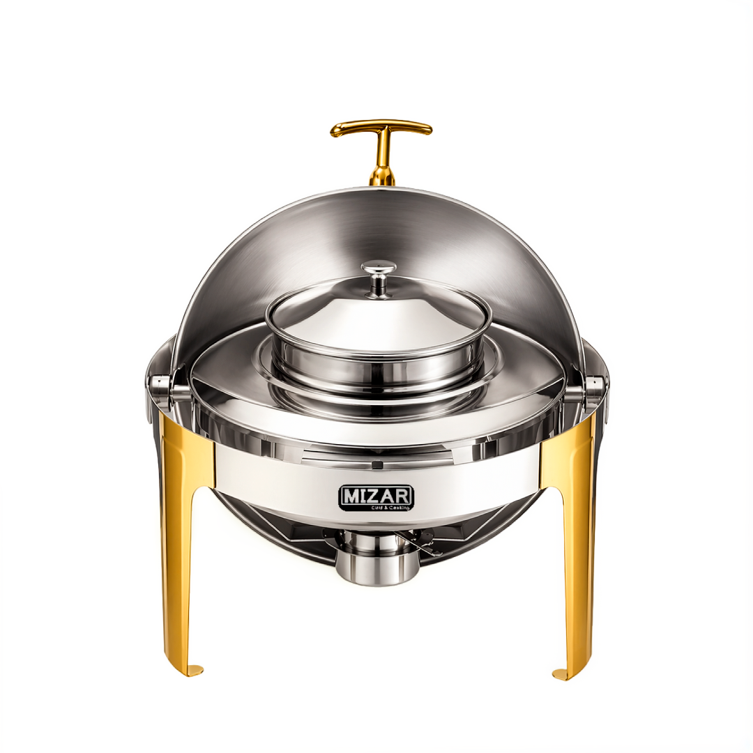 MIZAR - Samovar de sopa redondo | Dorado