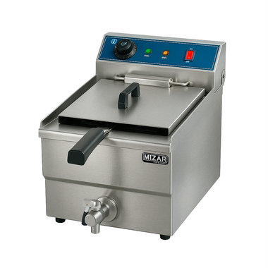 Freidora Eléctrica Automática De Mesa Con 1 Canastilla - 13Lt